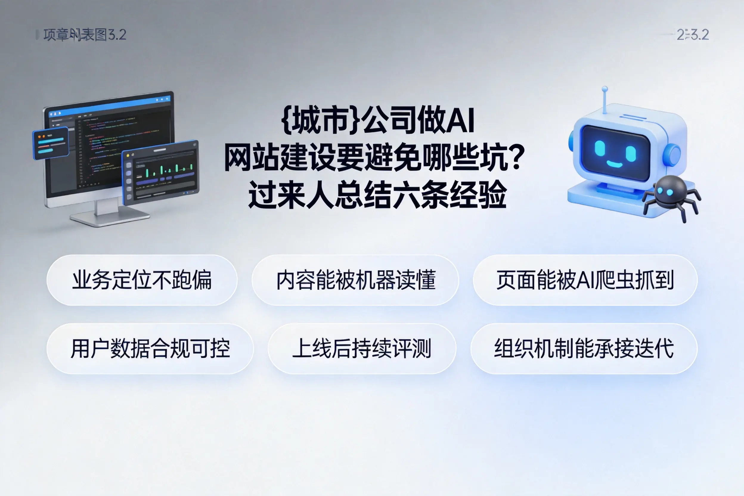 咸宁公司做AI网站建设要避免哪些坑？过来人总结六条经验
