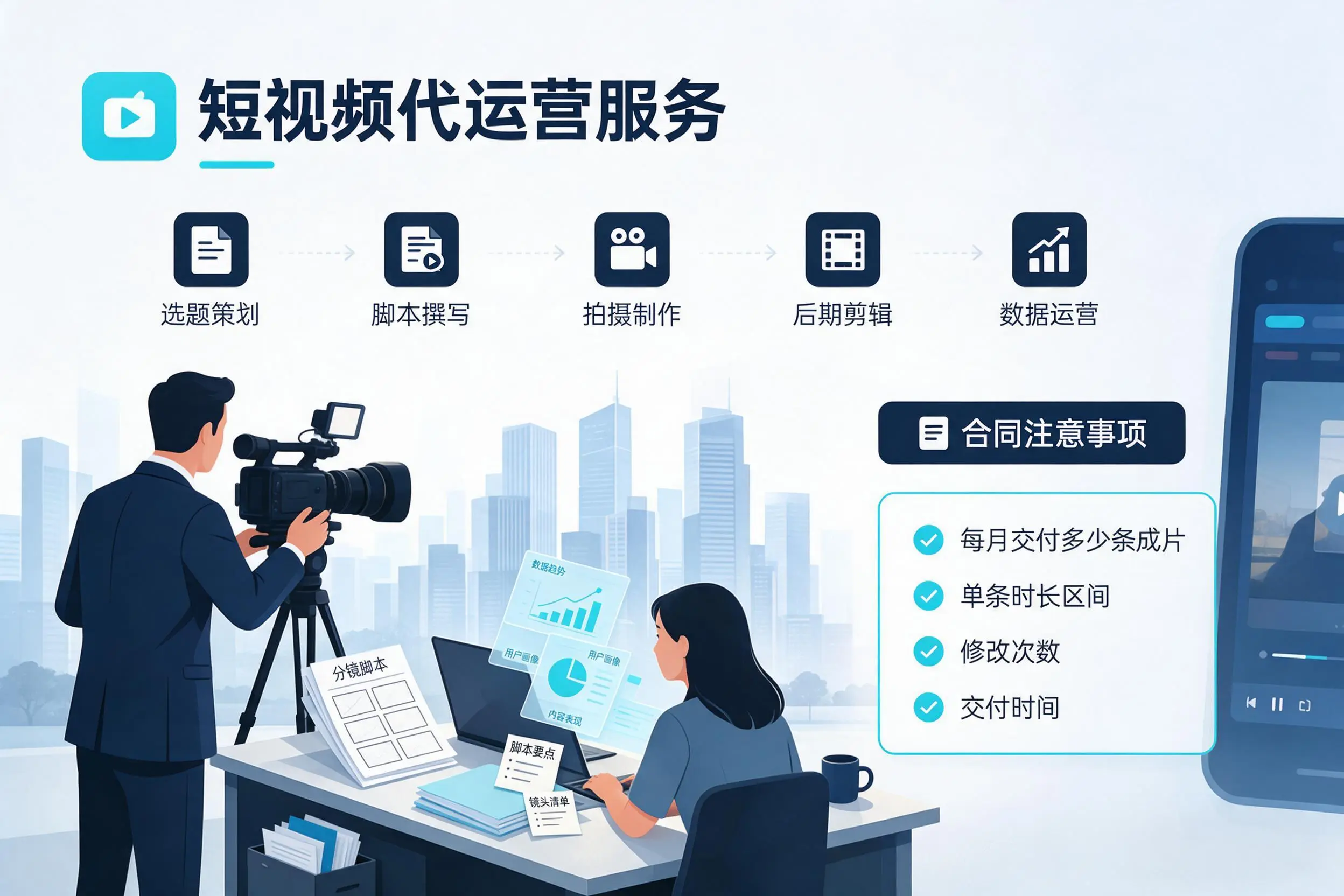 短视频代运营包含哪些服务?咸宁企业常见问题科普