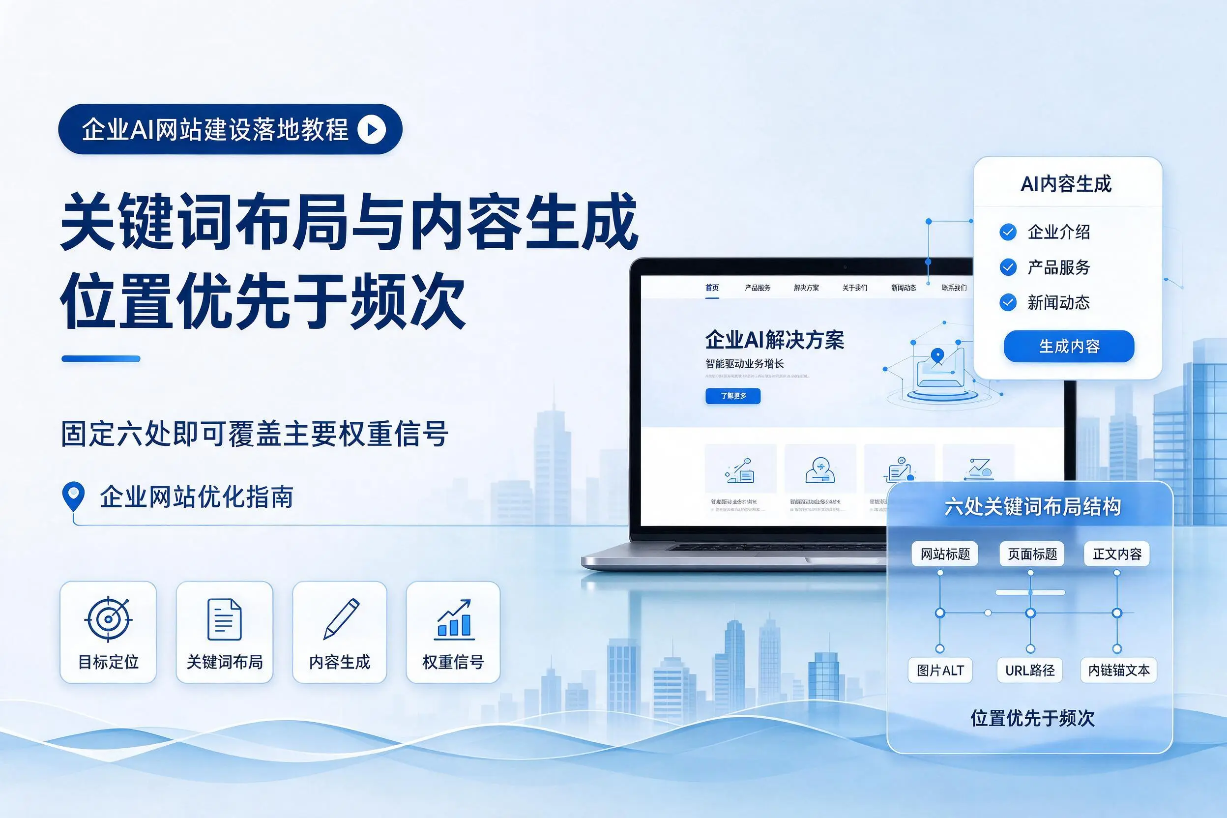 咸宁企业AI网站建设落地教程：关键词布局与内容生成